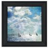 "Sailing White Waters" by Bluebird Barn Group, Ready to Hang Framed Print, Black Frame