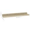 Wall Shelves 4 pcs Sonoma Oak 15.7"x3.5"x1.2"