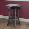 Cassie Round Accent Table with Glass