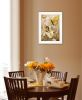 "Flowers & Butterflies I" By Ed Wargo, Ready to Hang Framed Print, White Frame