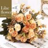 11pcs Bouquet Of DRIED Flowers ROSE Roses Bouquet Of Natural Air Dried Nordic Wind Wedding Home Decoration Valentine&#39;s Day Gift