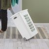 Wheeled Laundry Hamper Plastic