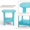 Outdoor Side Table for Adirondack Chairs;  All-Weather Resistant Humidity-Proof Waterproof Stain-Proof Accent Tables